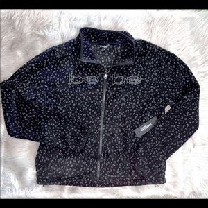 Bebe polar fleece zip up size medium